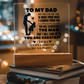 To My Dad - You Will Always Be The Man - Acrylic