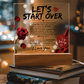 Let's Start Over Acrylic Gifts - Meaningful Sorry Gift