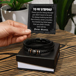 Stepdad-Will Be Forever-Bracelet