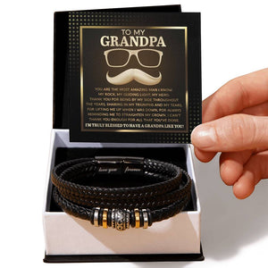 Grandpa-Truly Blessed-Bracelet