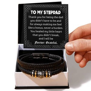 Stepdad-Will Be Forever-Bracelet