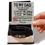 Dad-Held My Hand-Bracelet For Dad