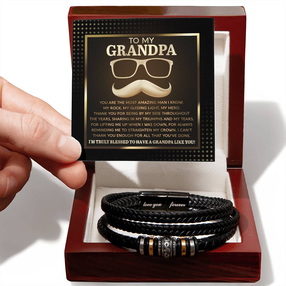 Grandpa-Truly Blessed-Bracelet