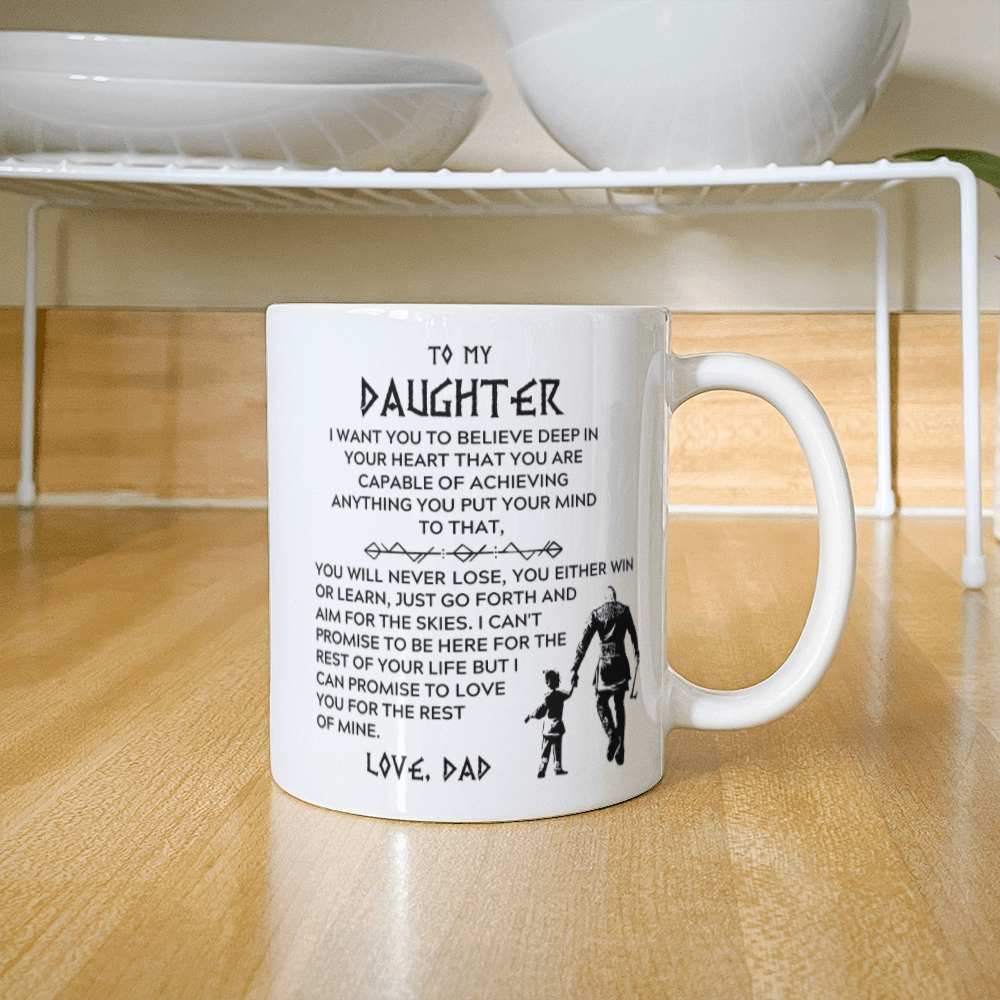 To My Daughter - You Either Win or Learn - Mug