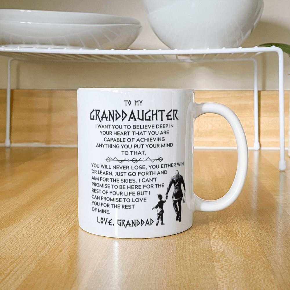 To My Granddaughter - You Either Win or Learn - Mug