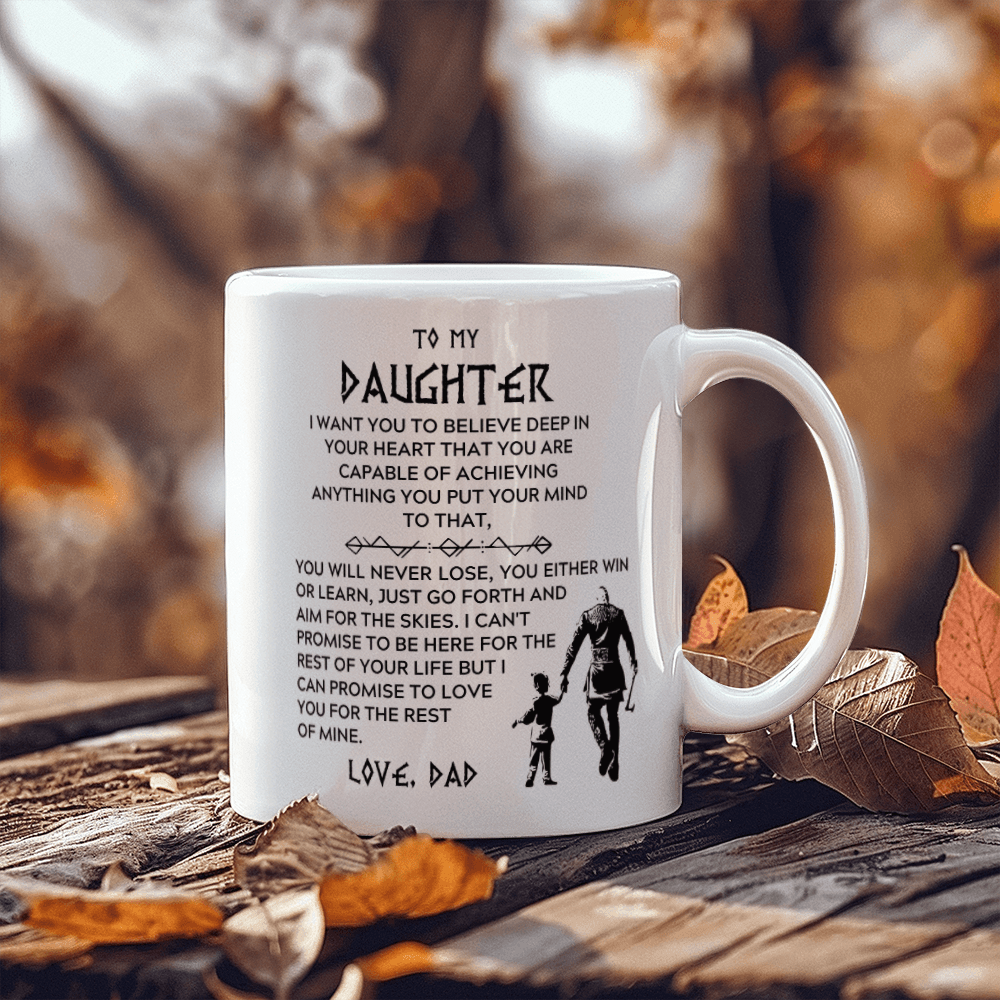 To My Daughter - You Either Win or Learn - Mug