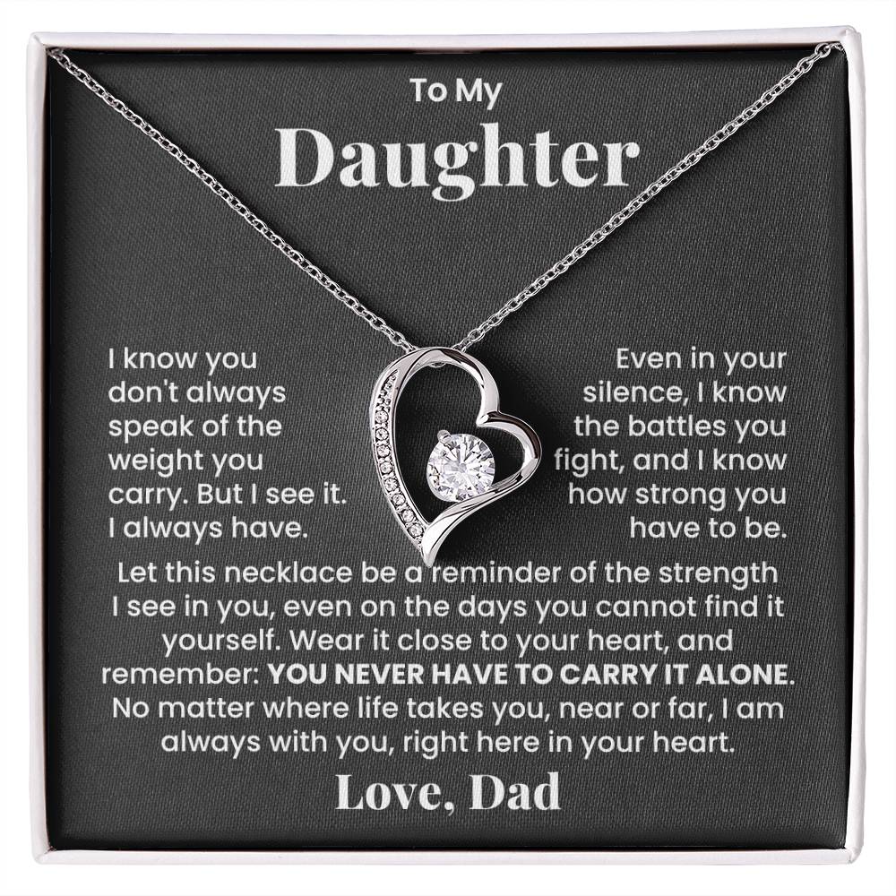 To My Daughter - I'm Always With You - Beautiful Gift Set From Dad - LX112