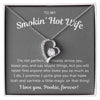 To My Smokin' Hot Wife - I Gotta Give You That Hawk Tuah and Sprinkle a Little Magic on That Thing - Necklace