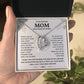 To An Amazing Mom Who Raised My World Necklace - Gift for BF Mom and MIL