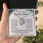 To My Amazing Bonus Mom- Forever Love Necklace- Christmas Gift for BF Mom and Mother in Law