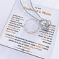 To My Husband's Mom-Forever Necklace-Thank You For Raising