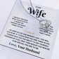 To My Wife-Loveknot Necklace-As Long As Life