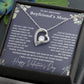 Happy Valentines Day Heart Necklace For Boyfriend's Mom
