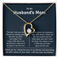 (Almost Sold) To My Husband Mom - Thank You For Raising The Man of My Dreams - Forever Love Necklace