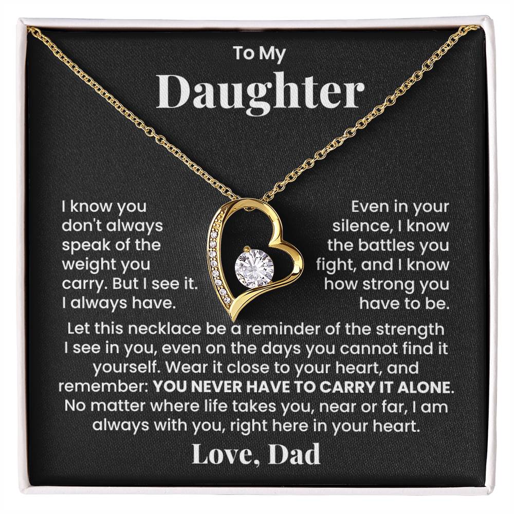 To My Daughter - I'm Always With You - Beautiful Gift Set From Dad - LX112