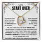 Let's Start Over Forever Love Necklace For Her- Meaningful Sorry Gift for Her