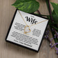 To My Wife-Loveknot Necklace-As Long As Life