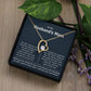 (Almost Sold) To My Husband Mom - Thank You For Raising The Man of My Dreams - Forever Love Necklace