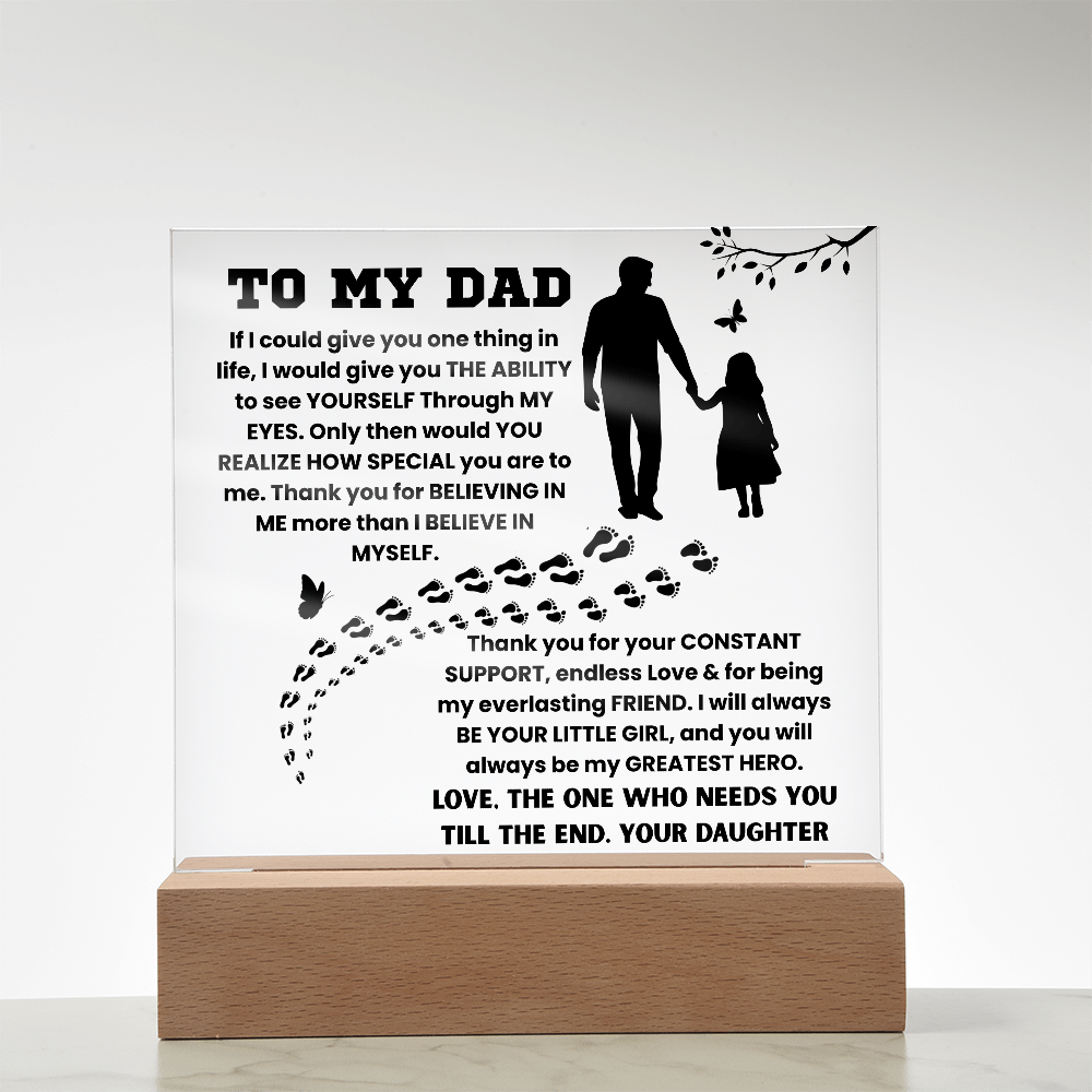 Best Fathers Day Gift for The Dad - Fathers Day Acrylic for Dad
