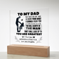 To My Dad - You Will Always Be The Man - Acrylic