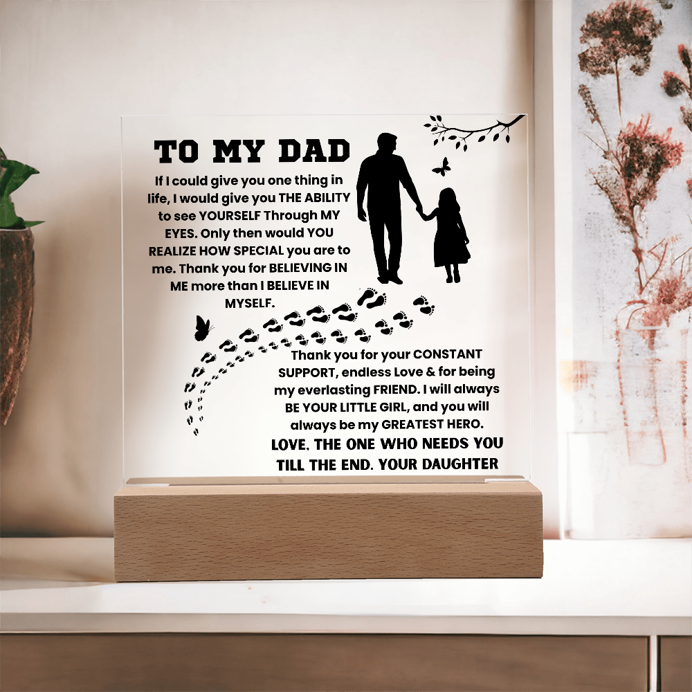 Best Fathers Day Gift for The Dad - Fathers Day Acrylic for Dad