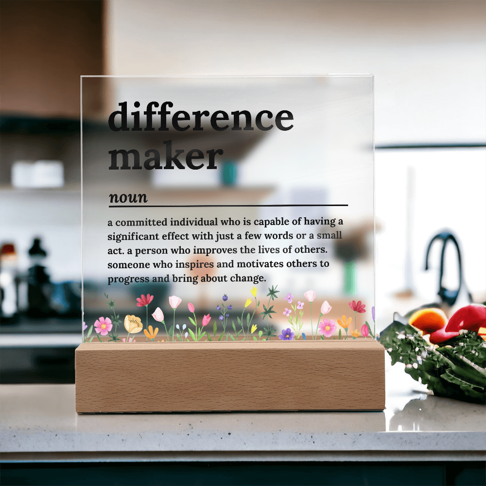 Difference Maker Gifts for Teacher Coach Mentor Boss Leader, Thank You Appreciation Gifts for Coworkers