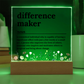 Difference Maker Gifts for Teacher Coach Mentor Boss Leader, Thank You Appreciation Gifts for Coworkers