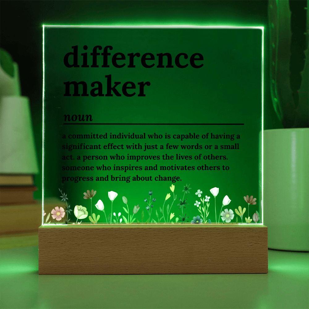 Difference Maker Gifts for Teacher Coach Mentor Boss Leader, Thank You Appreciation Gifts for Coworkers