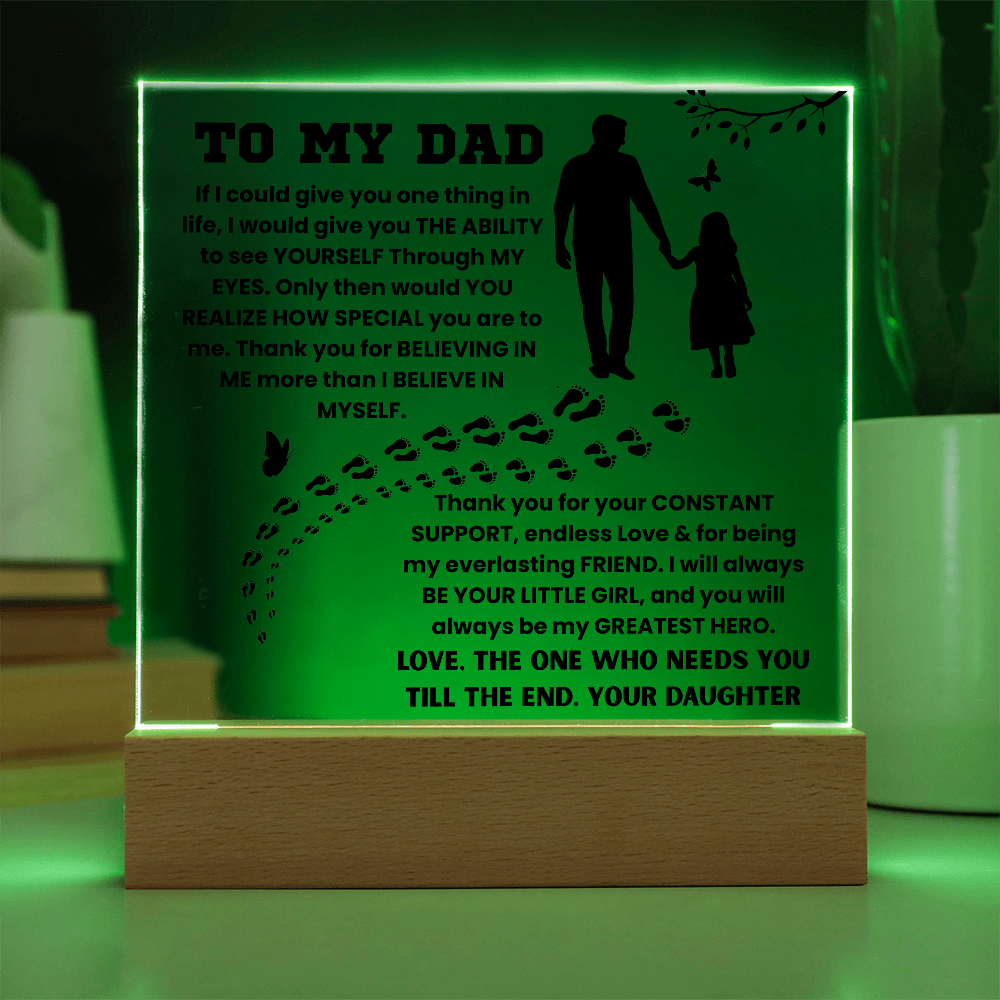 Best Fathers Day Gift for The Dad - Fathers Day Acrylic for Dad