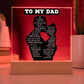 Fathers Day Gift for Daughter - Acrylic Fathers Day Gift for Dad