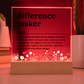 Difference Maker Gifts for Teacher Coach Mentor Boss Leader, Thank You Appreciation Gifts for Coworkers