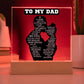 Fathers Day Gift From Daughter - Acrylic Fathers Day Gift for Dad