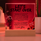 Let's Start Over Acrylic Gifts - Meaningful Sorry Gift
