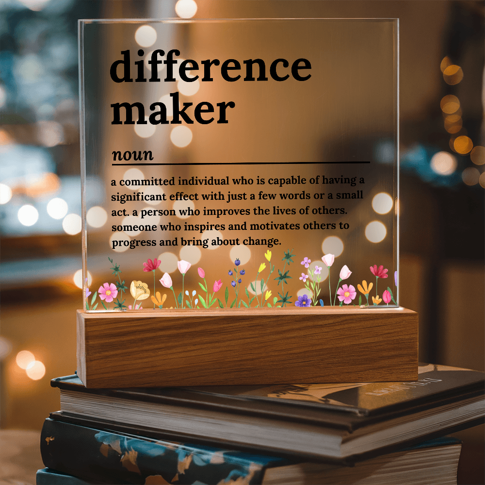Difference Maker Gifts for Teacher Coach Mentor Boss Leader, Thank You Appreciation Gifts for Coworkers