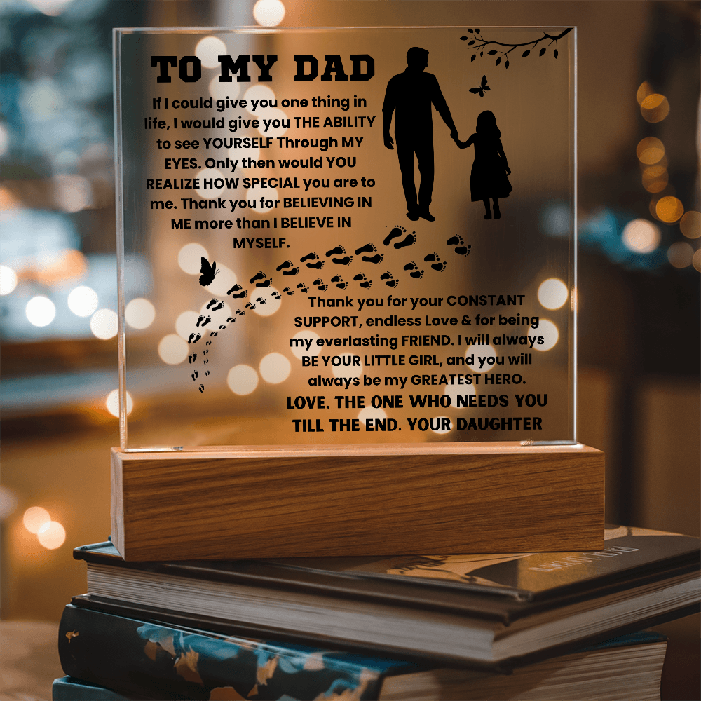 Best Fathers Day Gift for The Dad - Fathers Day Acrylic for Dad