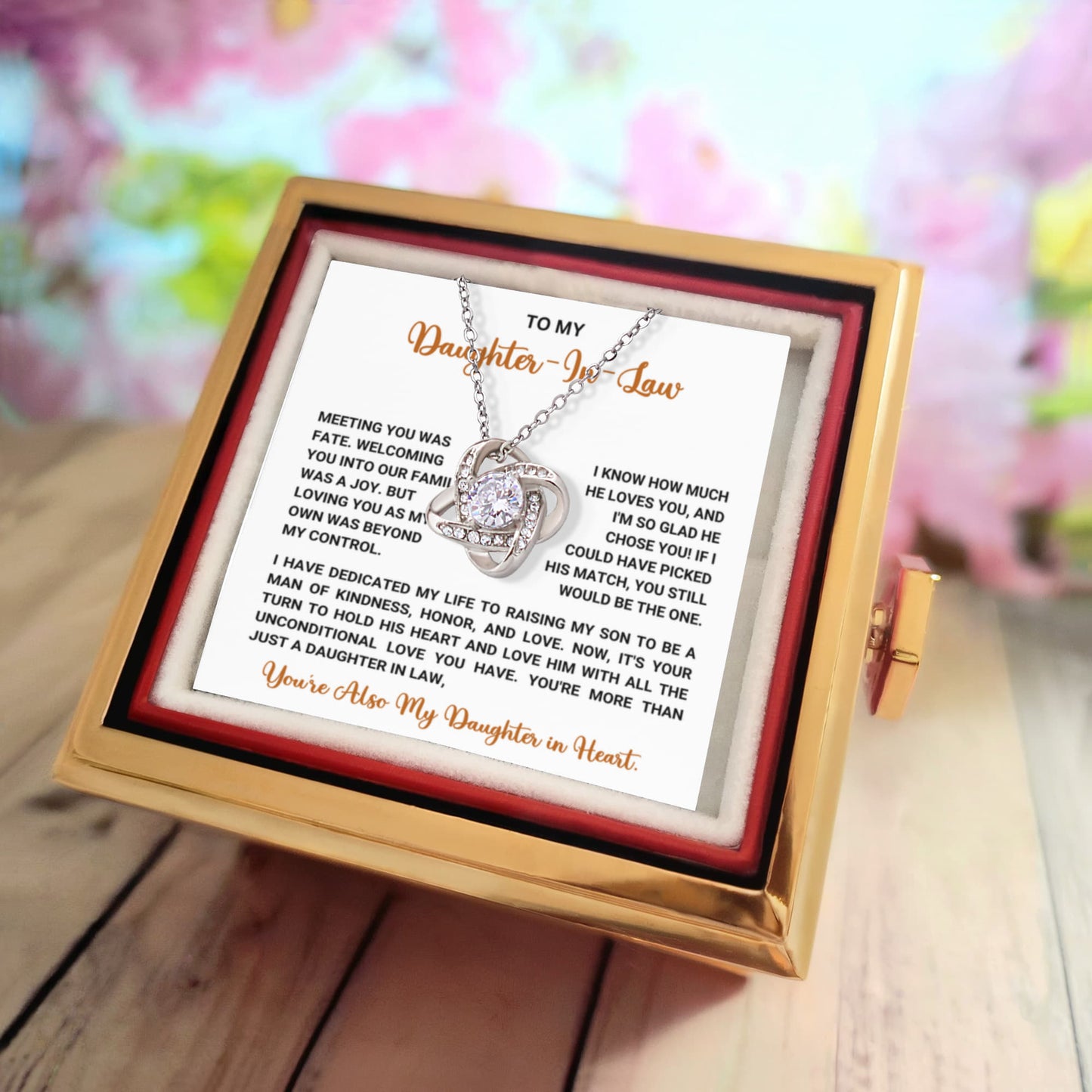 To My Daughter In Law - You're More Than Just a Daughter In Law - Necklace