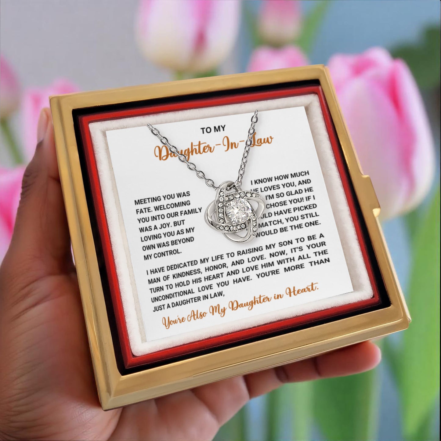 To My Daughter In Law - You're More Than Just a Daughter In Law - Necklace