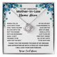 Personalized To My Husband's Mom- Loveknot Necklace Gift Set