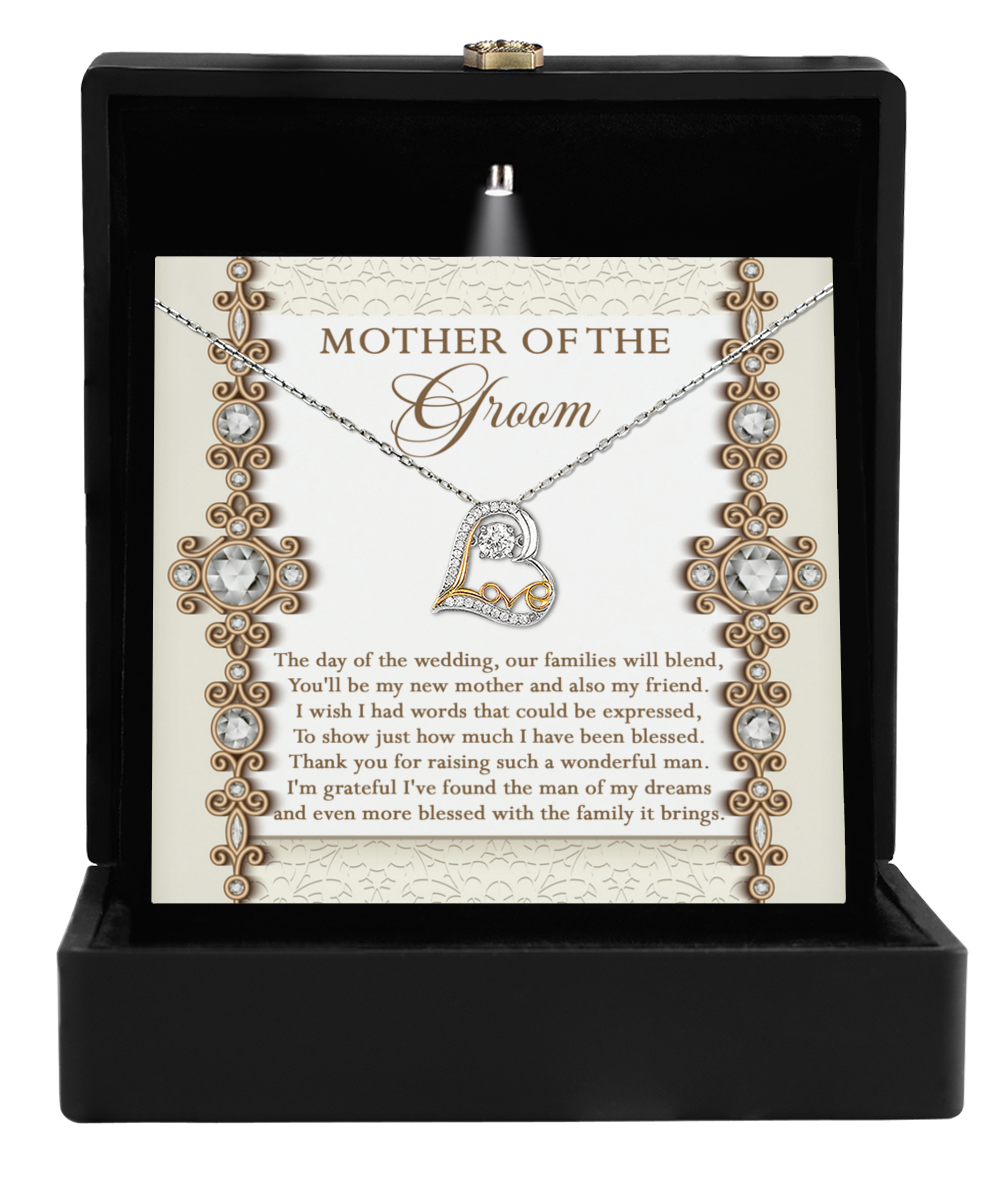 To My Mother of The Groom - Thank You for Raising Such a Wonderful Man - Necklace