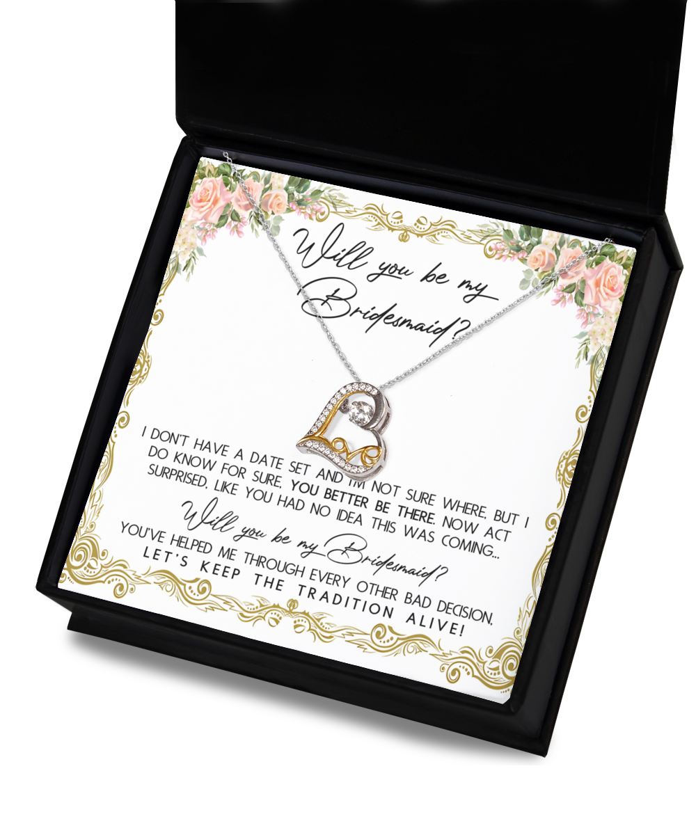 Will You Be My Bridesmaid - Necklace