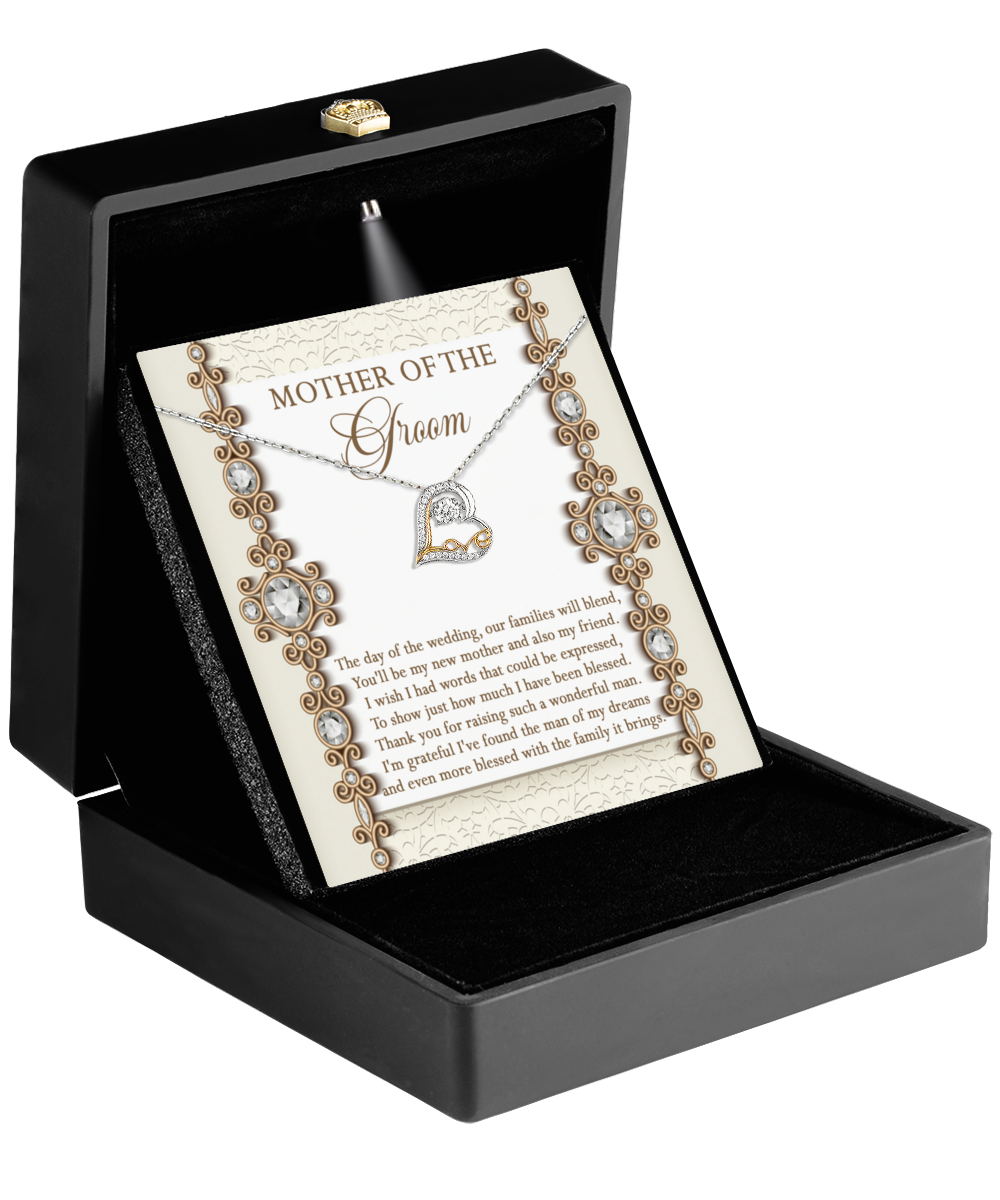 To My Mother of The Groom - Thank You for Raising Such a Wonderful Man - Necklace