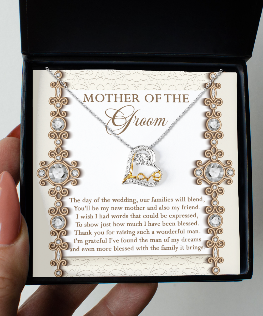 To My Mother of The Groom - Thank You for Raising Such a Wonderful Man - Necklace