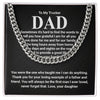 To My Trucker Dad- Cuban Link Chain- Sometimes It Is Hard