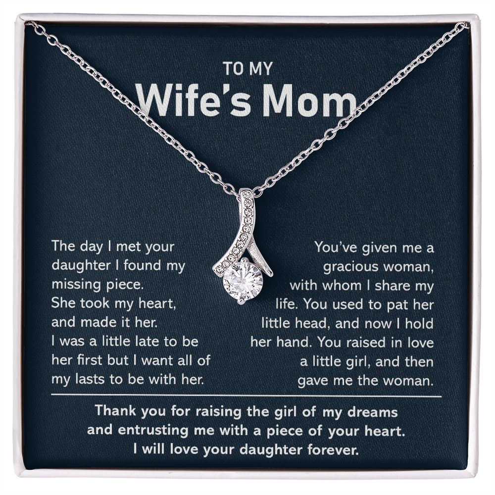 To My Wife's Mom- Alluring Necklace- I Will Love Your Daughter
