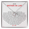 To My Mother In Law- Loveknot Necklace- We Both Love