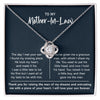 To My Mother In Law- Lovenot Necklace- I Found My Missing
