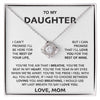To My Daughter- Loveknot Necklace- You Are Air That I Breath