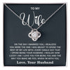 To My Wife- Loveknot Necklace- On The Day