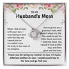 To My Husband's Mom- Loveknot Necklace- I Would Punch Her