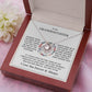 To My Granddaughter- Loveknot Necklace- If I Could